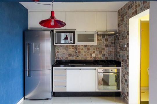 Cozinha de apartamento à venda com 2 quartos, 65m² em Vila Mascote, São Paulo