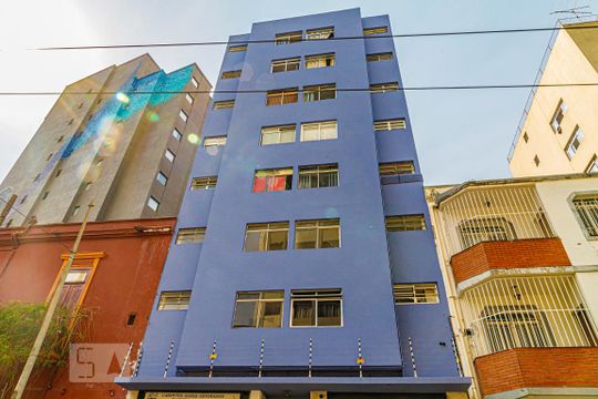 Fachada de kitnet/studio à venda com 1 quarto, 42m² em Vila Buarque, São Paulo