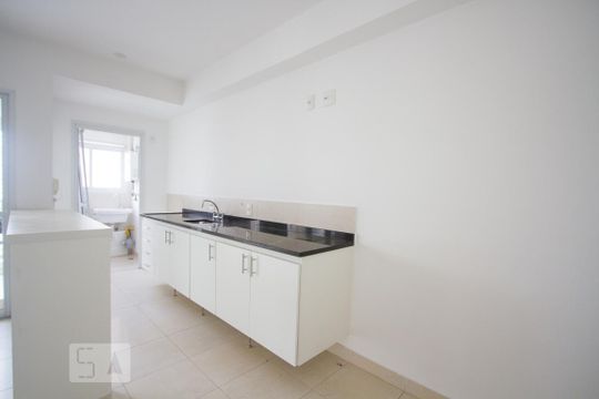 Cozinha de kitnet/studio à venda com 1 quarto, 51m² em Campo Belo, São Paulo