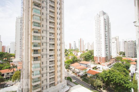 Vista de kitnet/studio à venda com 1 quarto, 51m² em Campo Belo, São Paulo