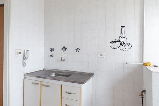 Cozinha de apartamento para alugar com 2 quartos, 56m² em Vila Parque Jabaquara, São Paulo