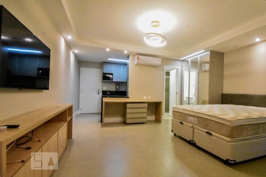Studio de kitnet/studio para alugar com 1 quarto, 41m² em Brooklin Paulista, São Paulo