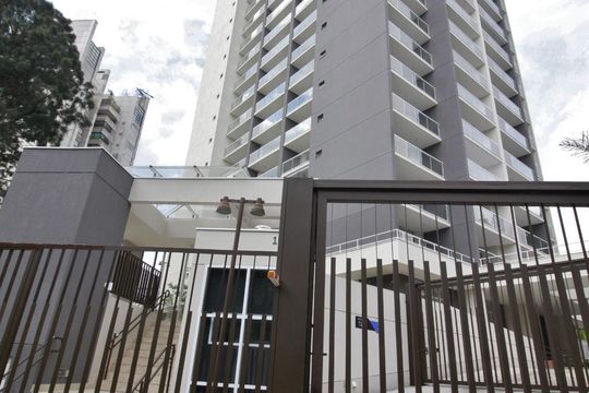 Fachada de kitnet/studio para alugar com 1 quarto, 36m² em Real Parque, São Paulo