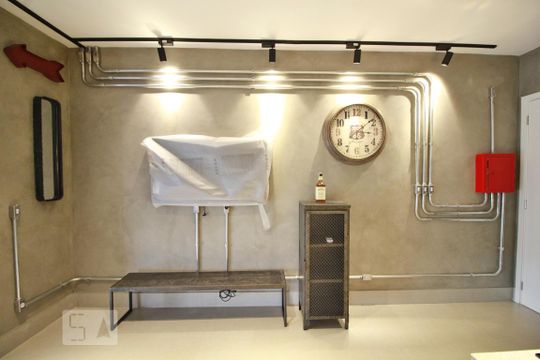 Sala de kitnet/studio para alugar com 1 quarto, 36m² em Real Parque, São Paulo
