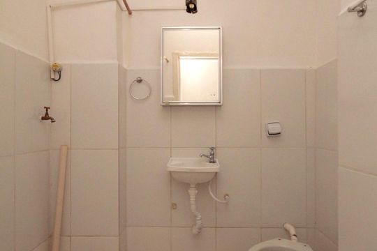 Banheiro de kitnet/studio para alugar com 1 quarto, 40m² em Santa Efigênia , São Paulo