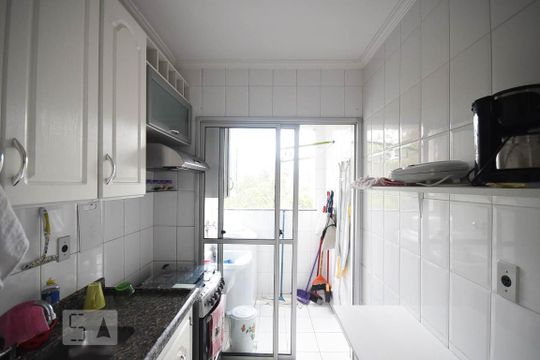Cozinha de apartamento à venda com 2 quartos, 56m² em Vila Andrade, São Paulo