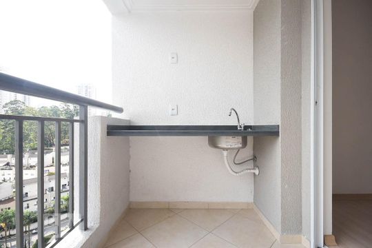 Varanda gourmet	 de apartamento para alugar com 2 quartos, 55m² em Vila Andrade, São Paulo - Torre 2