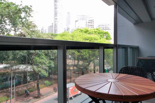 Varanda de apartamento à venda com 1 quarto, 49m² em República, São Paulo