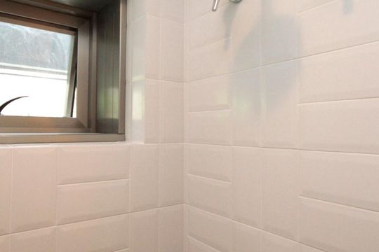 Banheiro da Suíte de apartamento à venda com 1 quarto, 49m² em República, São Paulo