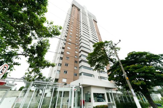 Fachada de apartamento para alugar com 3 quartos, 134m² em Brooklin Paulista, São Paulo