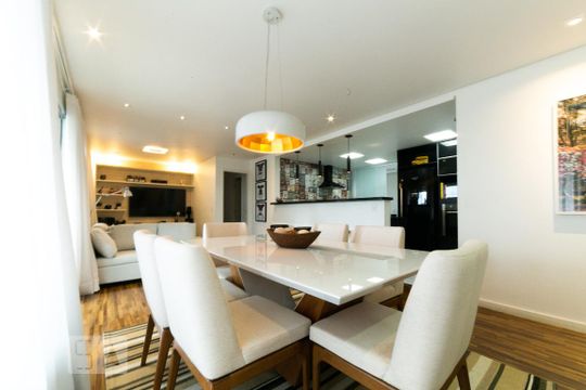 Sala de apartamento para alugar com 3 quartos, 134m² em Brooklin Paulista, São Paulo