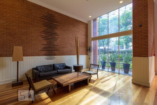 Recepção de kitnet/studio à venda com 1 quarto, 80m² em Itaim Bibi, São Paulo