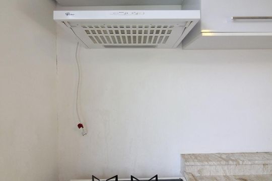 Detalhe da cozinha de apartamento para alugar com 1 quarto, 40m² em Vila Tramontano, São Paulo