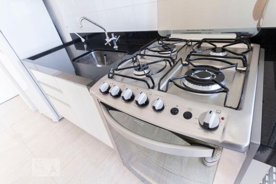 Detalhe cozinha de apartamento para alugar com 2 quartos, 45m² em Quinta da Paineira, São Paulo