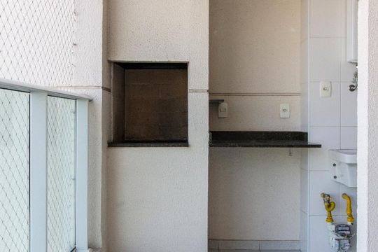 Varanda Gourmet  de apartamento para alugar com 2 quartos, 59m² em Vila Prudente, São Paulo
