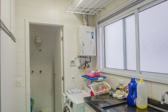Área de Serviço de apartamento à venda com 3 quartos, 135m² em Santo Amaro, São Paulo
