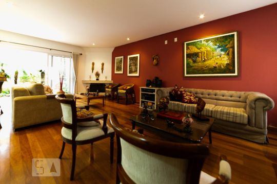 Sala de casa de condomínio à venda com 4 quartos, 300m² em Santo Amaro, São Paulo