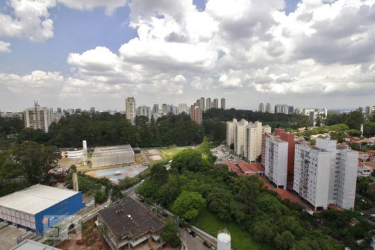 Vista da varanda de apartamento para alugar com 2 quartos, 59m² em Jardim Parque Morumbi, São Paulo