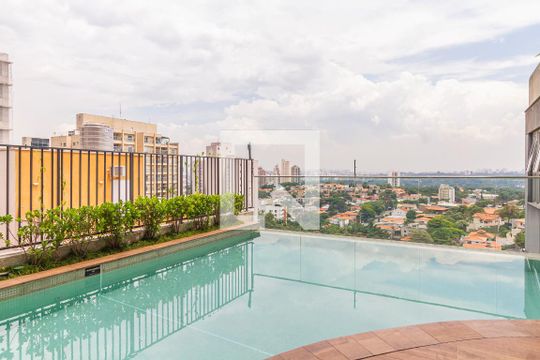 Área comum - Piscina de kitnet/studio para alugar com 1 quarto, 36m² em Sumarezinho, São Paulo