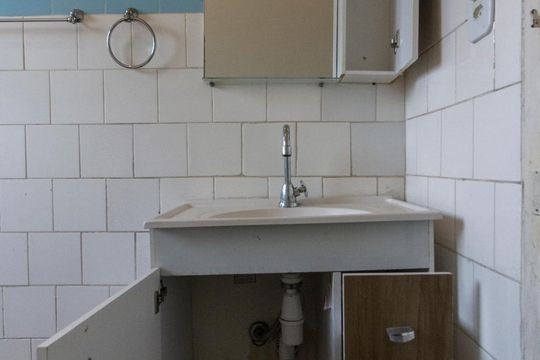 Armários do Banheiro Social  de casa para alugar com 2 quartos, 120m² em Vila Moreira, São Paulo