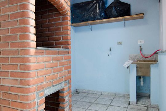 Churrasqueira de casa para alugar com 4 quartos, 150m² em Vila Alzira, Santo André
