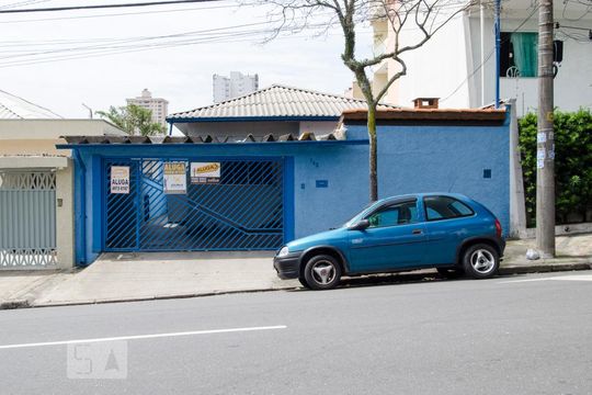 Fachada de casa para alugar com 4 quartos, 150m² em Vila Alzira, Santo André