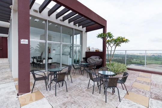 Área comum - Churrasqueira de kitnet/studio à venda com 1 quarto, 38m² em Vila Augusta, Guarulhos
