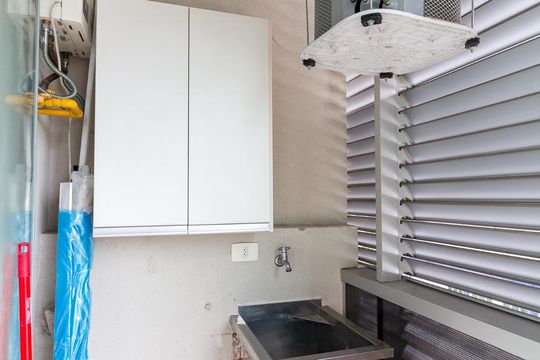 Área de serviço de kitnet/studio à venda com 1 quarto, 38m² em Vila Augusta, Guarulhos