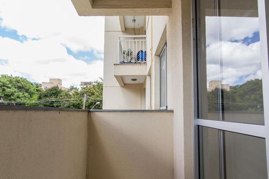 Varanda de apartamento à venda com 2 quartos, 49m² em Santa Branca, Belo Horizonte