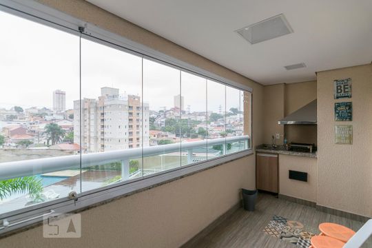 Varanda Gourmet de apartamento para alugar com 2 quartos, 79m² em Campestre, Santo André