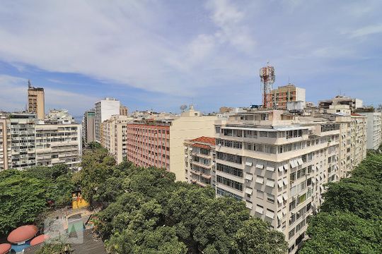 Vista. de kitnet/studio para alugar com 1 quarto, 30m² em Copacabana, Rio de Janeiro