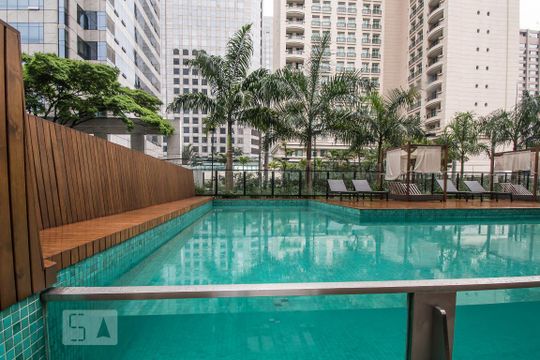 Piscina de apartamento para alugar com 2 quartos, 87m² em Cidade Monções, São Paulo