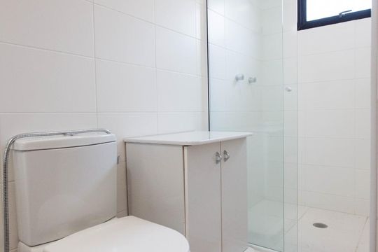 Banheiro Suíte de apartamento à venda com 1 quarto, 49m² em Jardim Paulista, São Paulo
