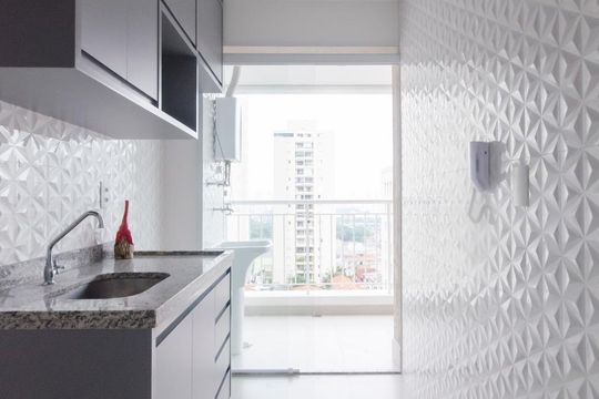 Cozinha de apartamento para alugar com 2 quartos, 53m² em Casa Verde, São Paulo