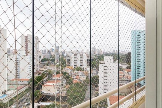 Varanda Quarto 1 de apartamento para alugar com 3 quartos, 100m² em Vila Clementino, São Paulo