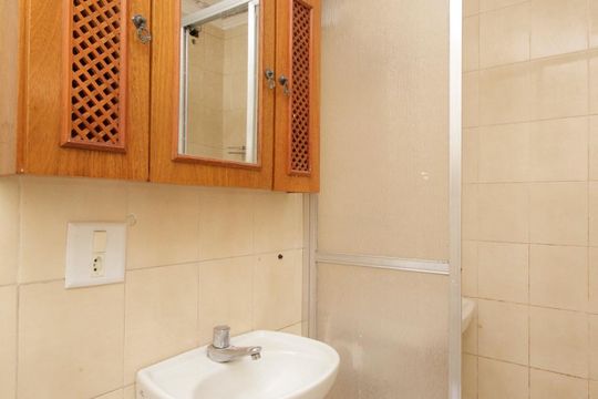 Banheiro da Suíte de apartamento para alugar com 1 quarto, 55m² em Bela Vista, São Paulo