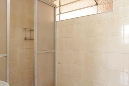 Banheiro da Suíte de apartamento para alugar com 1 quarto, 55m² em Bela Vista, São Paulo