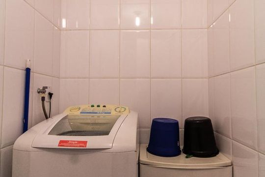 Área de serviço de kitnet/studio para alugar com 1 quarto, 35m² em Vila Andrade, São Paulo