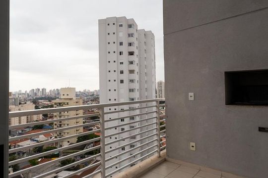 Varanda com churrasqueira de apartamento para alugar com 2 quartos, 78m² em Vila Guarani (z Sul), São Paulo