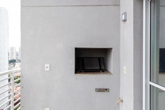Varanda com churrasqueira de apartamento para alugar com 2 quartos, 78m² em Vila Guarani (z Sul), São Paulo
