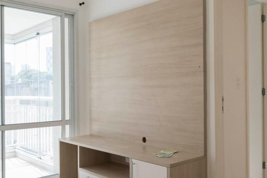 Sala (Armários) de apartamento para alugar com 1 quarto, 43m² em Liberdade, São Paulo