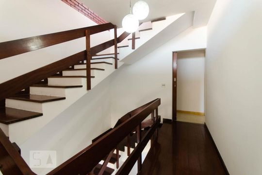corredor de acesso do segundo pavimento de casa à venda com 4 quartos, 312m² em Jardim Botânico, Rio de Janeiro