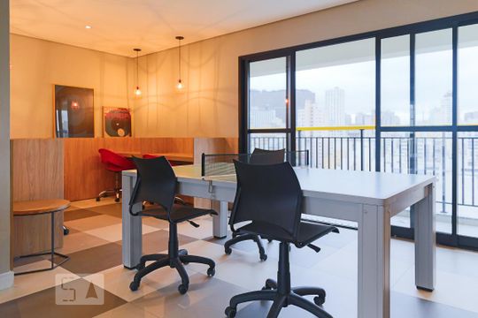 Coworking de kitnet/studio para alugar com 1 quarto, 26m² em Campos Elíseos, São Paulo