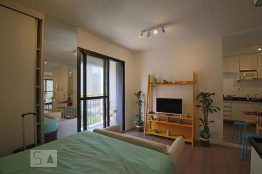 Studio de kitnet/studio para alugar com 1 quarto, 26m² em Campos Elíseos, São Paulo