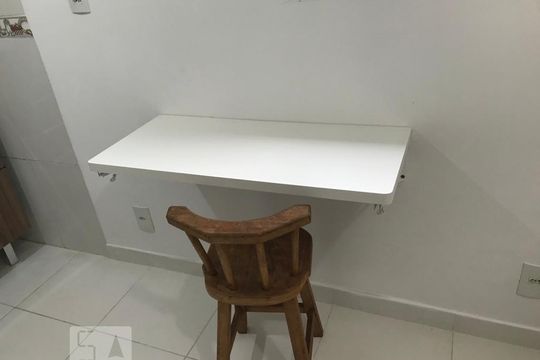 Cozinha de apartamento para alugar com 1 quarto, 25m² em Cidade Vargas, São Paulo