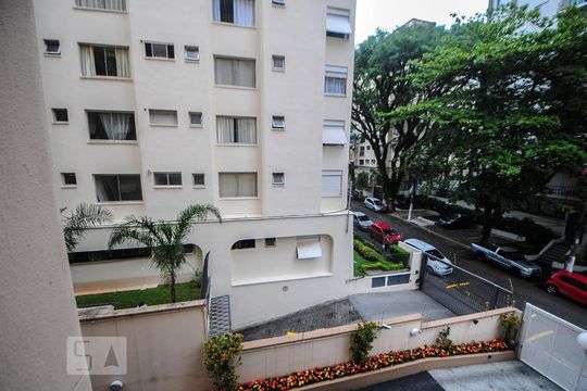VIsta de apartamento para alugar com 1 quarto, 50m² em Brooklin Paulista, São Paulo