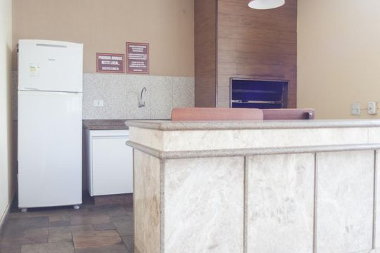 Dependência do prédio - churrasqueira de apartamento à venda com 3 quartos, 70m² em São Bernardo, Campinas