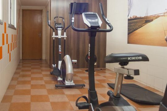 Dependência do prédio - academia de apartamento à venda com 3 quartos, 70m² em São Bernardo, Campinas