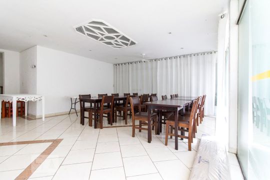 Salão de Festas  de apartamento à venda com 2 quartos, 63m² em Vila Bertioga, São Paulo