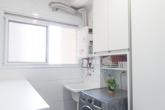Área de serviço de apartamento à venda com 3 quartos, 140m² em Bosque da Saúde, São Paulo